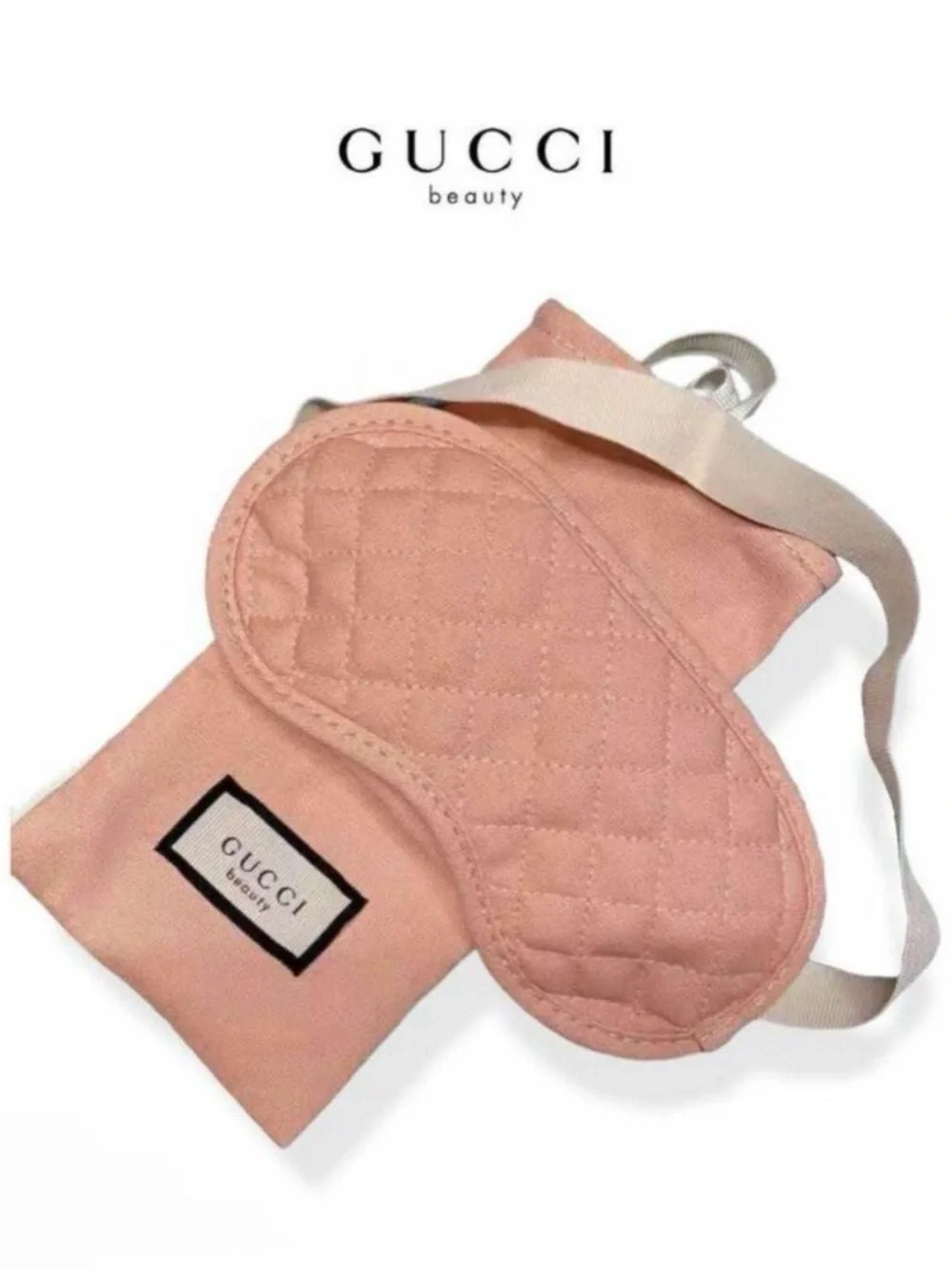 Gucci Beauty Quilted Pink Sleep Mask - GWP
